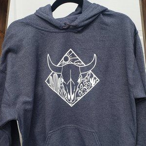 Cow Skull Desert Sweatshirt